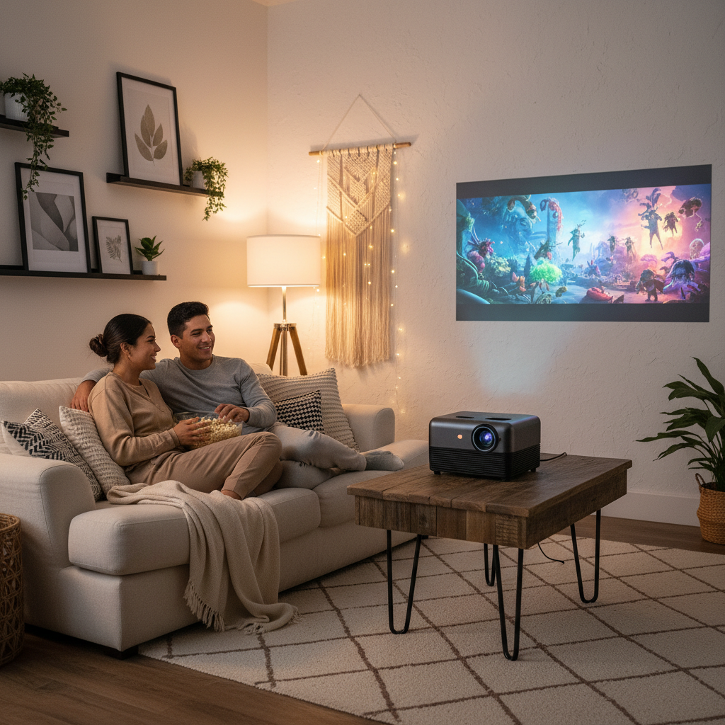 Mini Proyector Portátil - Lifestyle