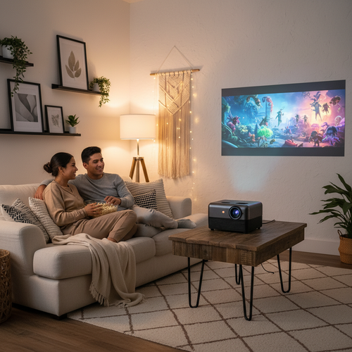 Mini Proyector Portátil - Lifestyle